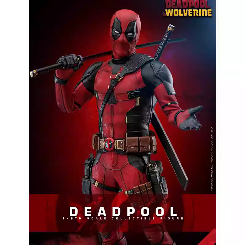 Hot Toys MMS746B Deadpool and Wolverine Deadpool 1/6 Scale Collectible Figure Exclusive Special Edition