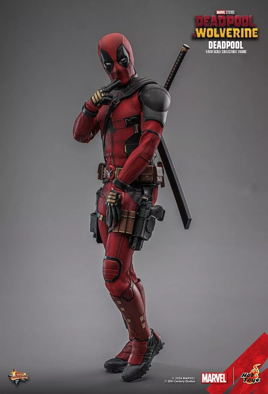 Hot Toys MMS746B Deadpool and Wolverine Deadpool 1/6 Scale Collectible Figure Exclusive Special Edition