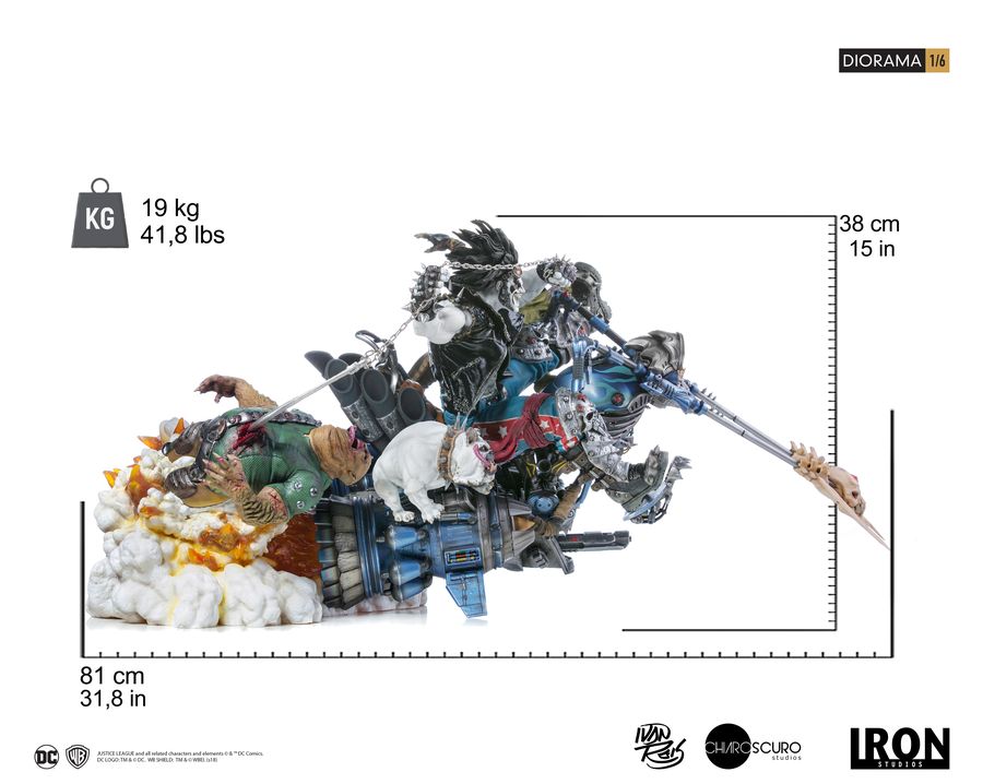 Iron Studios Lobo - Lobo 1/6th Scale Diorama Statue by Ivan Reis