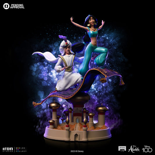 Iron studios DSNEY86723-10 ALADDIN AND JASMINE 1:10 Scale Statue