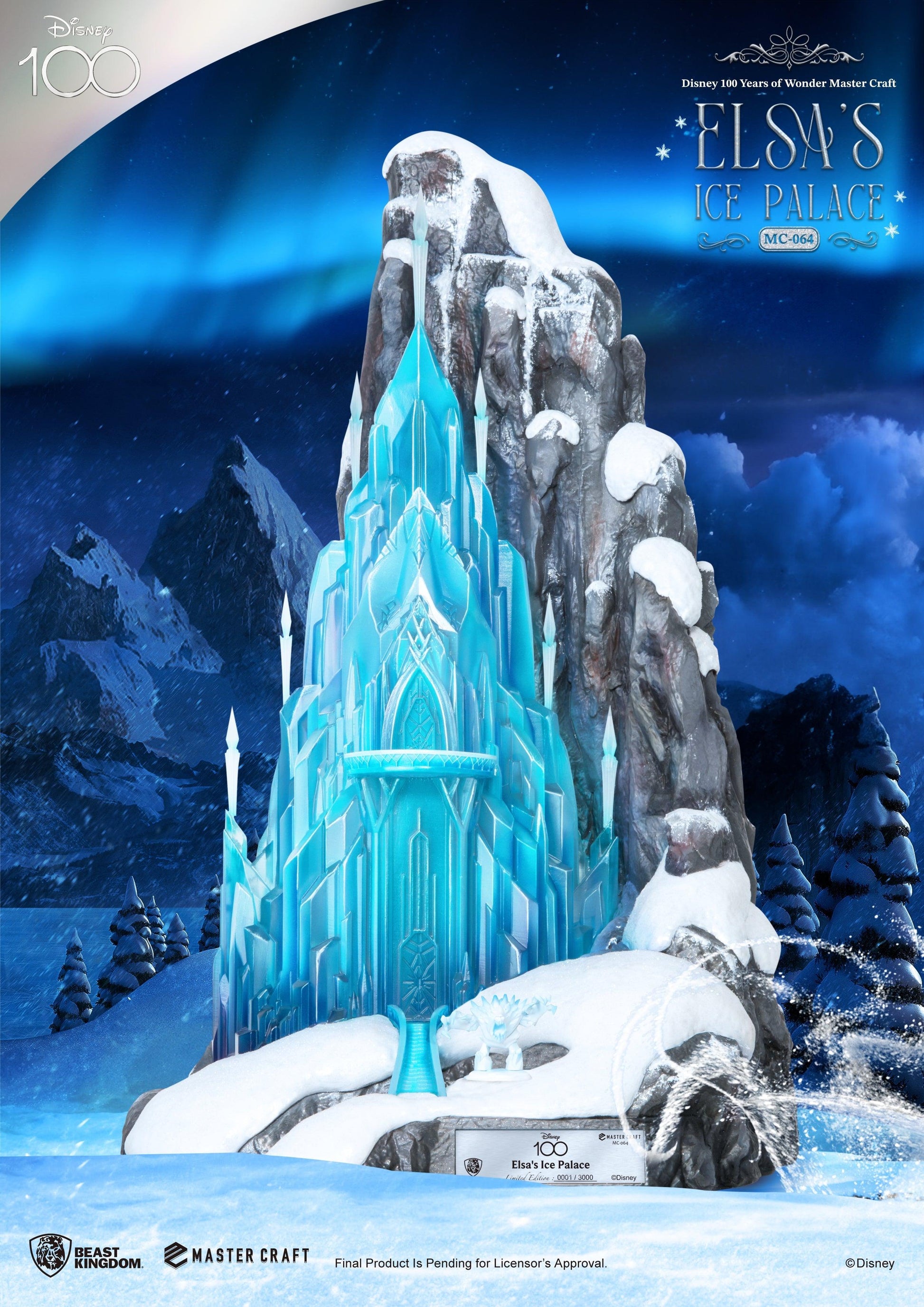 Beast Kingdom Disney 100 Years of Wonder Master Craft Elsa's Ice Palace MC-064 - ToyFury