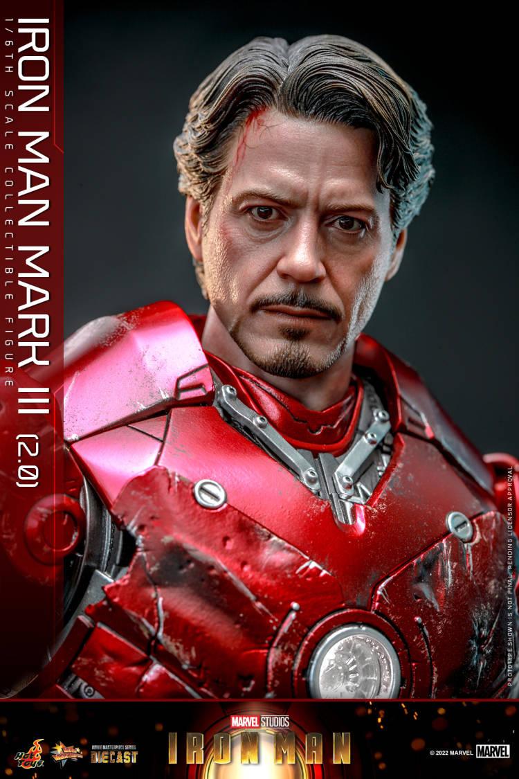 Hot Toys Marvel D48 Iron Man Mark III 2.0 MMS664 - ToyFury