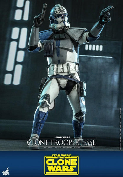 Hot Toys Star Wars The Clone Wars Clone Trooper Jesse 1/6 Scale Action Figure TMS064 - ToyFury