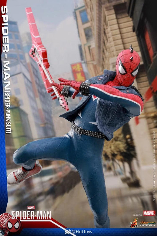 Hot Toys Marvel's Spider-Man (Spider-Punk Suit) 1/6 Figure VGM32 - ToyFury