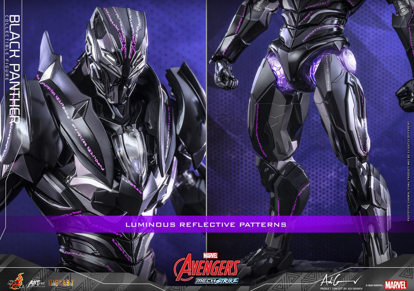 Hot Toys Avengers Mech Strike Black Panther 1/6 Scale Figure AC05D55 - ToyFury