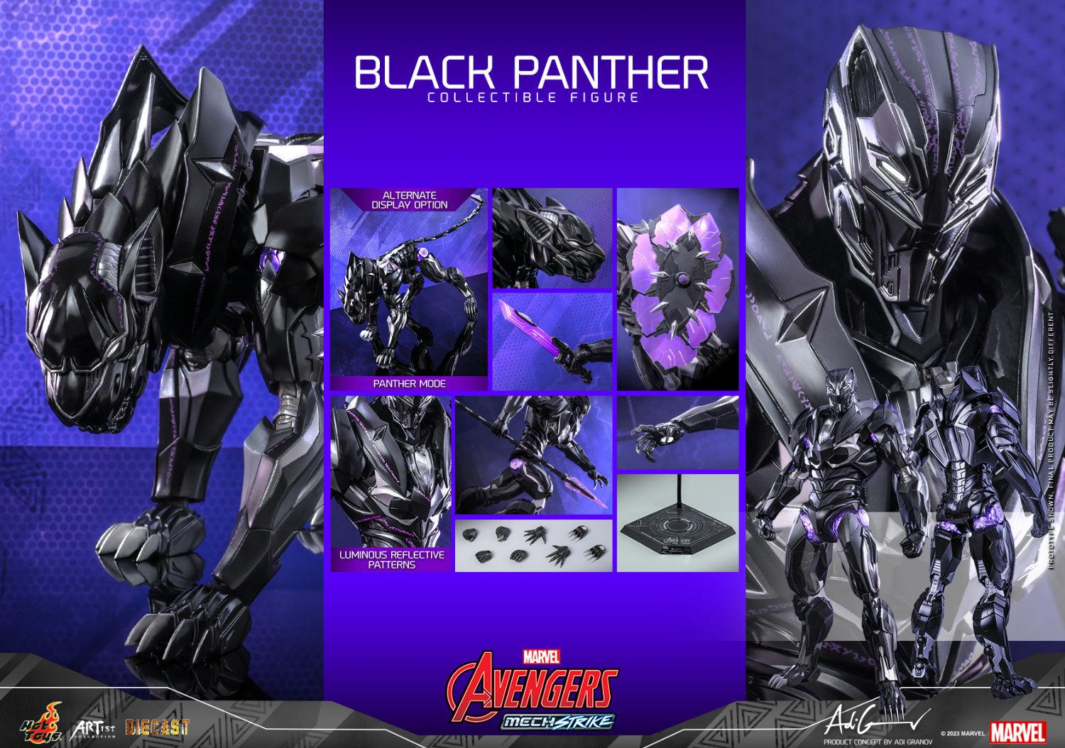 Hot Toys Avengers Mech Strike Black Panther 1/6 Scale Figure AC05D55 - ToyFury