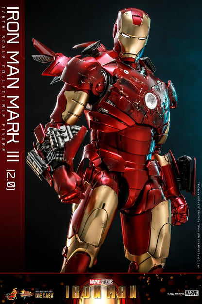 Hot Toys Marvel D48 Iron Man Mark III 2.0 MMS664 - ToyFury