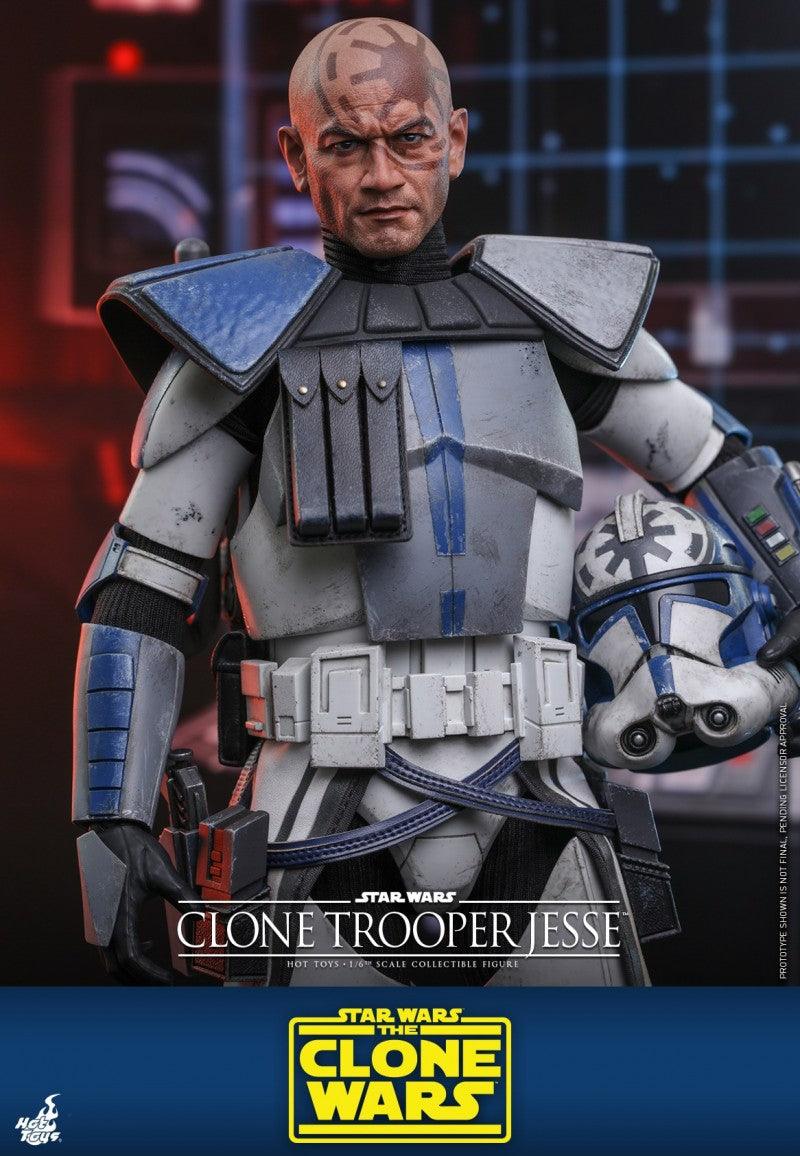 Hot Toys Star Wars The Clone Wars Clone Trooper Jesse 1/6 Scale Action Figure TMS064 - ToyFury