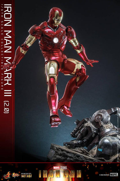 Hot Toys Marvel D48 Iron Man Mark III 2.0 MMS664 - ToyFury