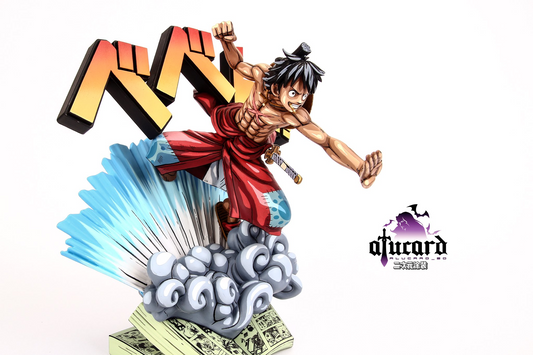 One Piece Repaint Figure 2D Colored LUFFY