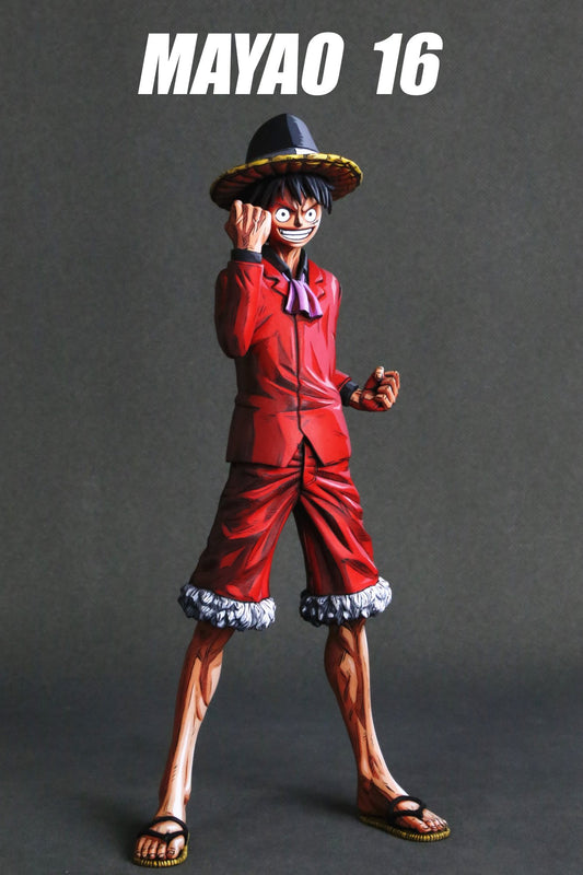 One Piece Repaint Figure New World LUFFY (Red)