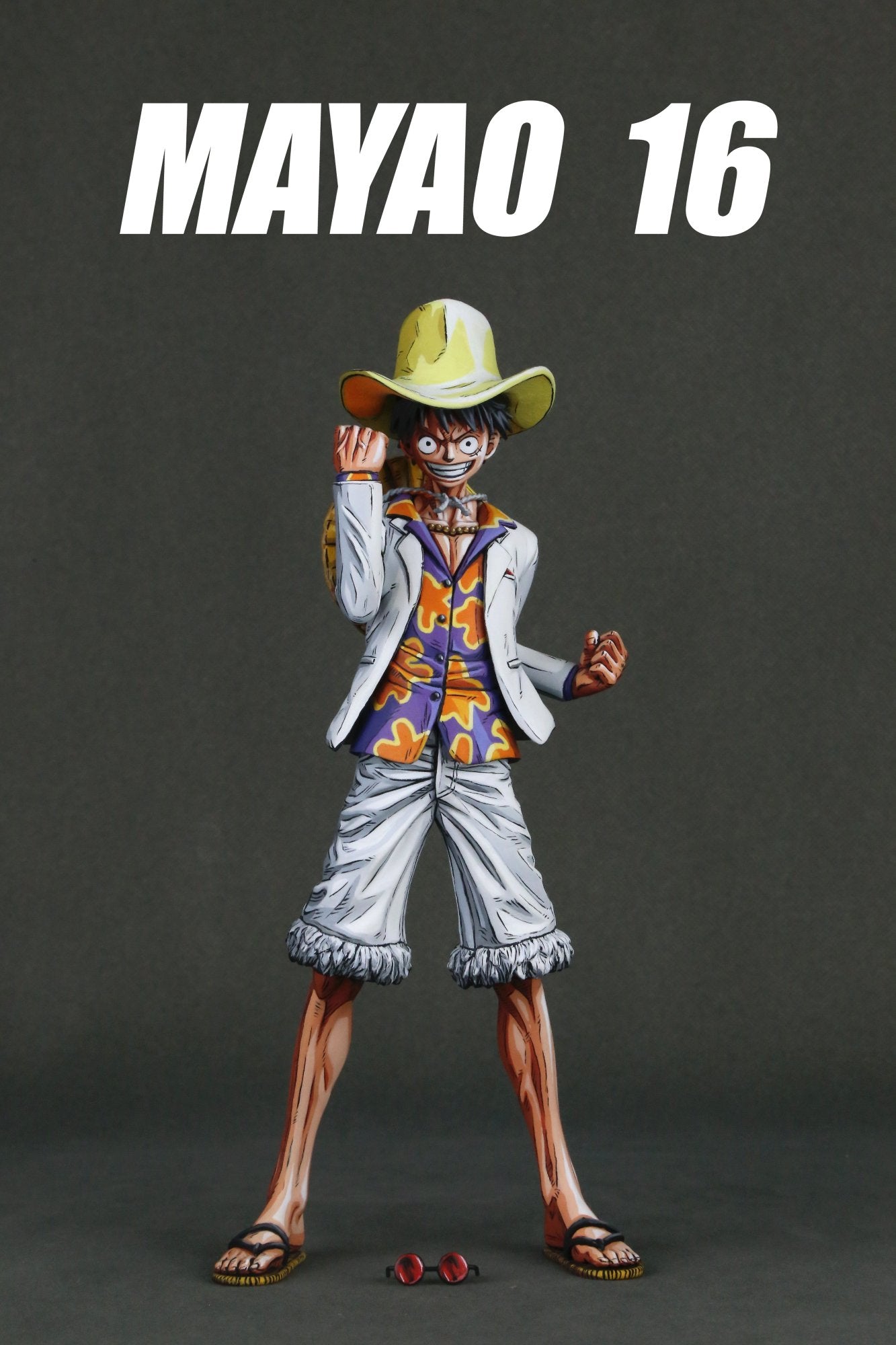 One Piece Repaint Figure New World LUFFY (White)