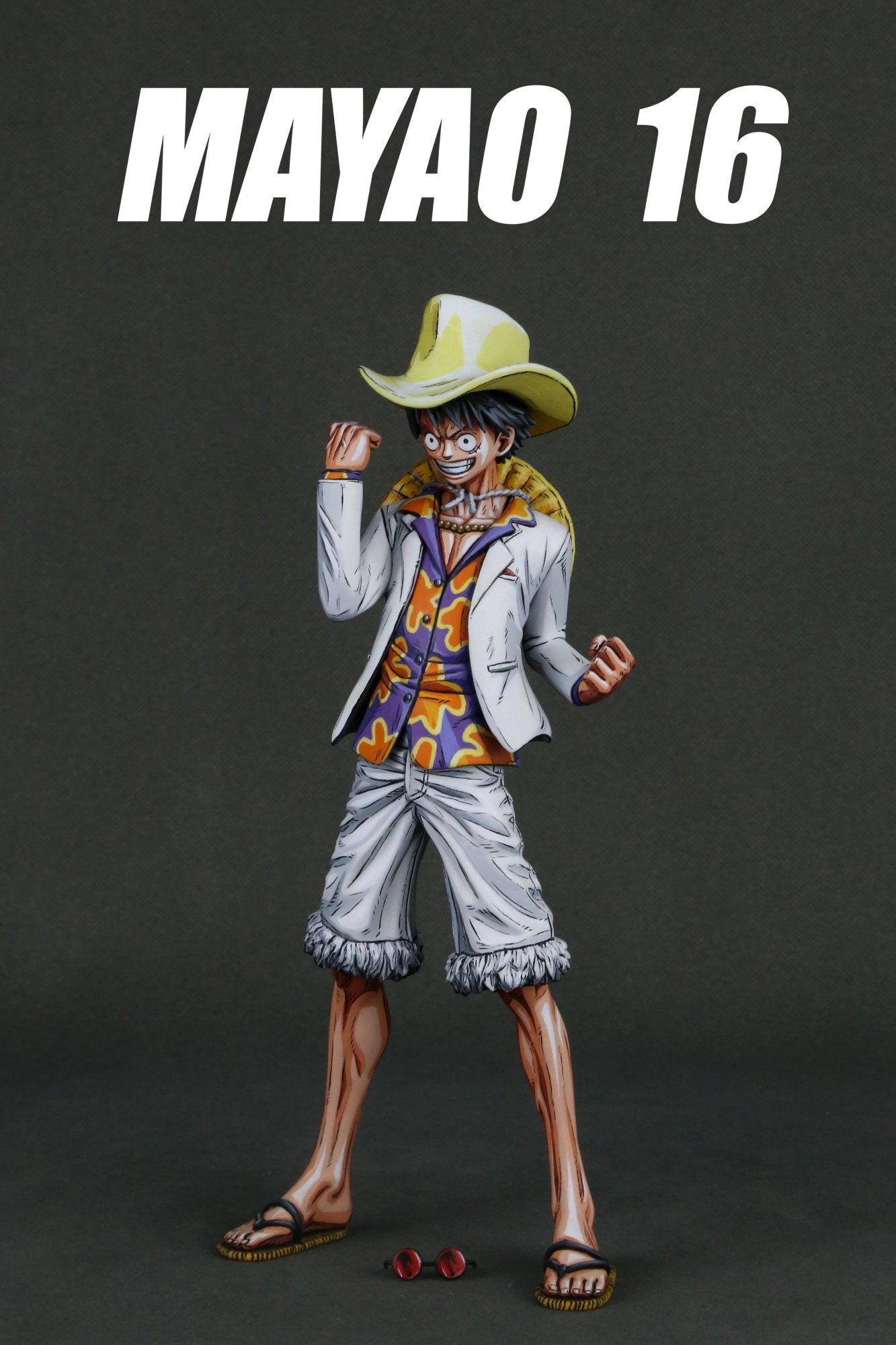 One Piece Repaint Figure New World LUFFY (White)