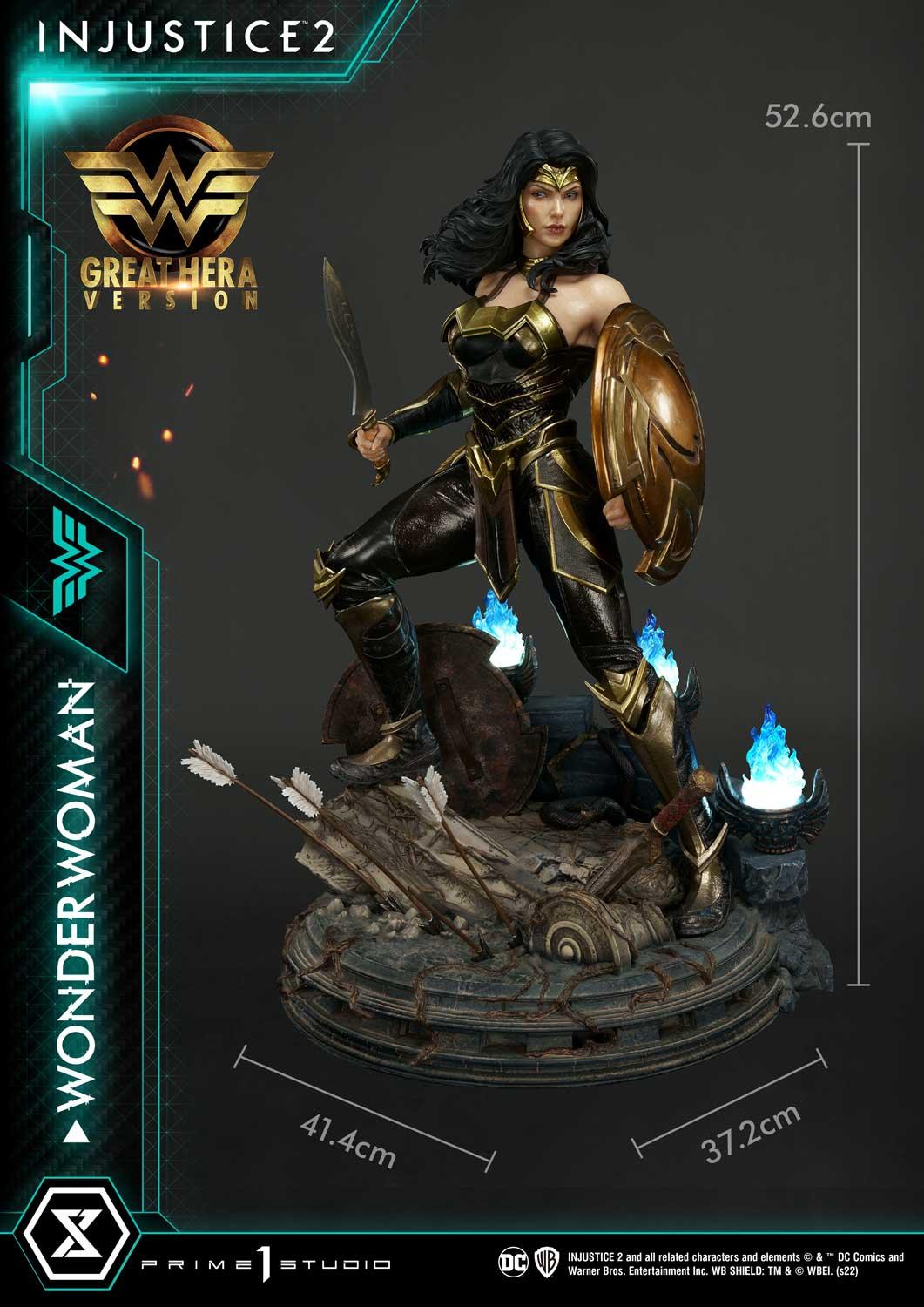 【Preorder】 Prime 1 Studio PMDCIJ-06GL DC Injustice 2: Wonder Woman Great Hera Version Statue - ToyFury