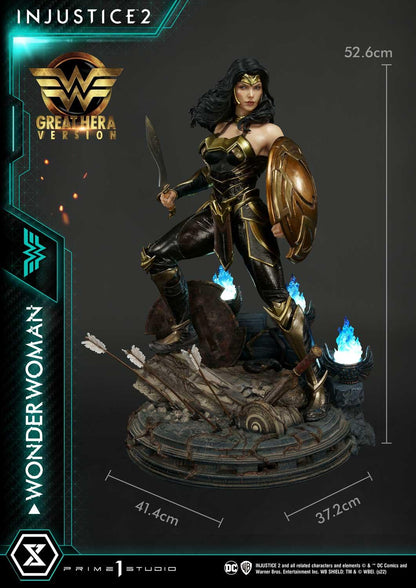 【Preorder】 Prime 1 Studio PMDCIJ-06GL DC Injustice 2: Wonder Woman Great Hera Version Statue - ToyFury