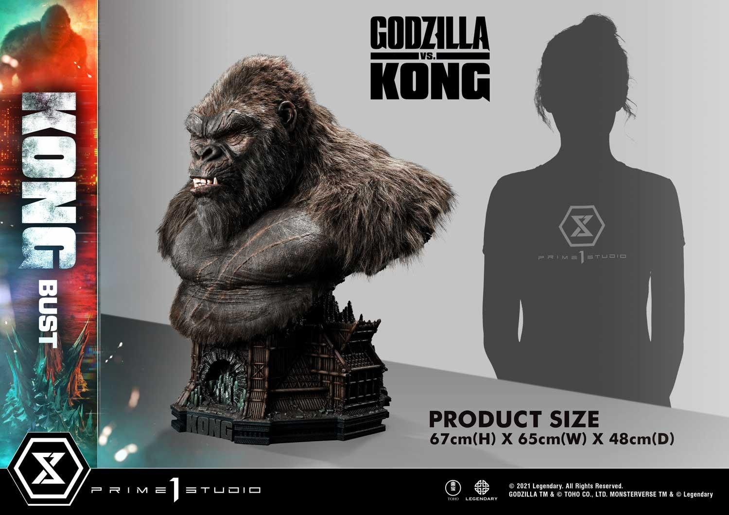 Prime 1 Studio LSGVK-02 Godzilla vs Kong KONG BUST