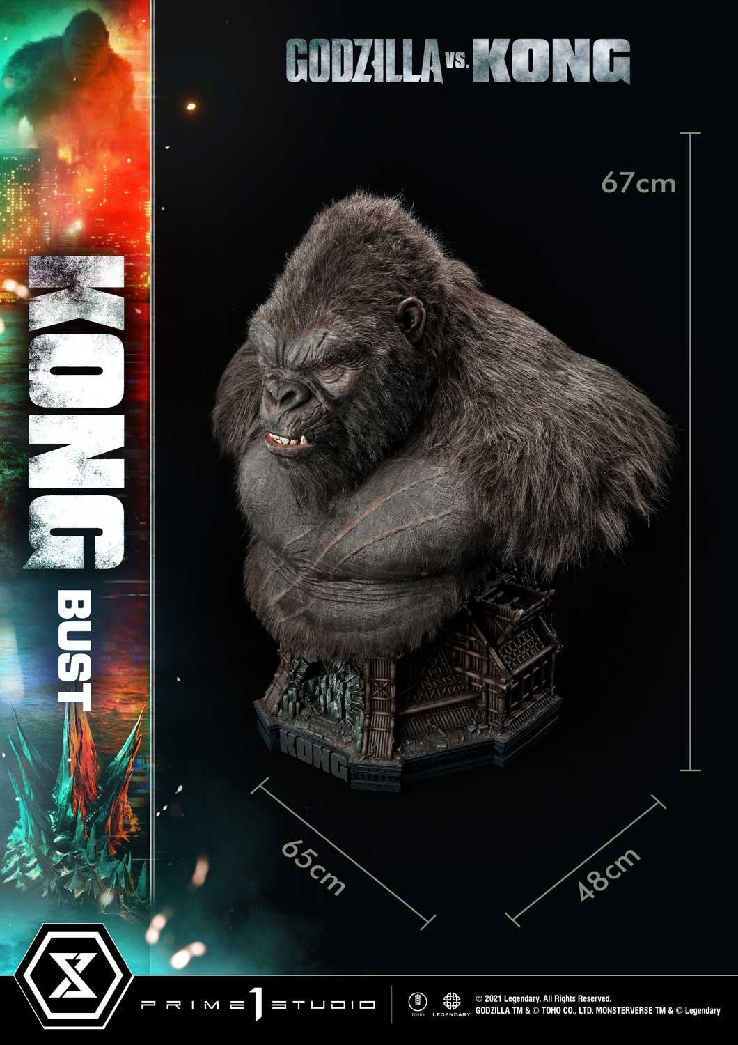 Prime 1 Studio LSGVK-02 Godzilla vs Kong KONG BUST