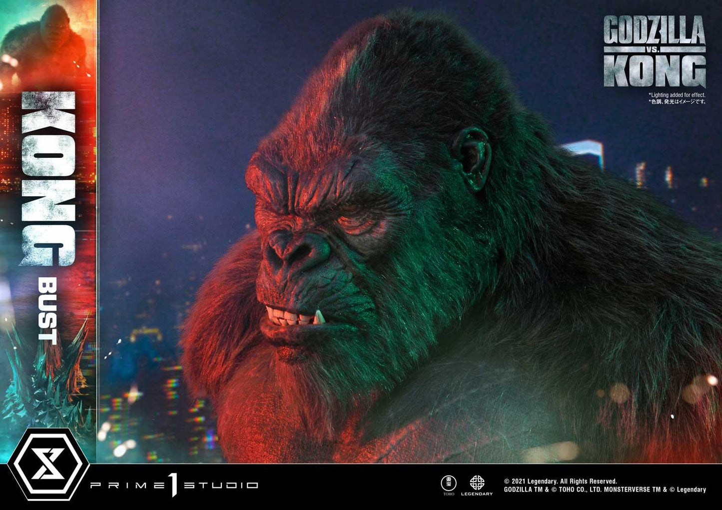 Prime 1 Studio LSGVK-02 Godzilla vs Kong KONG BUST