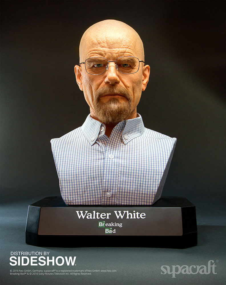 Sideshow 902754 WALTER WHITE Life-Size Bust by Supacraft