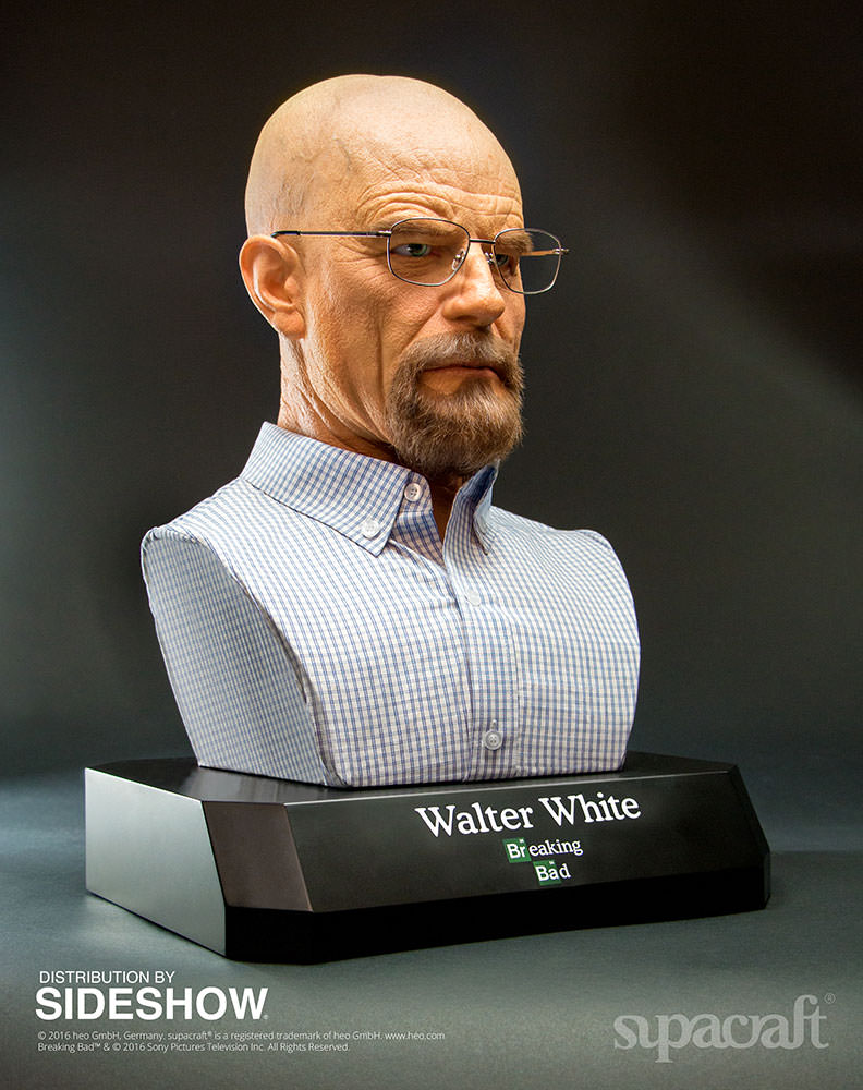 Sideshow 902754 WALTER WHITE Life-Size Bust by Supacraft 