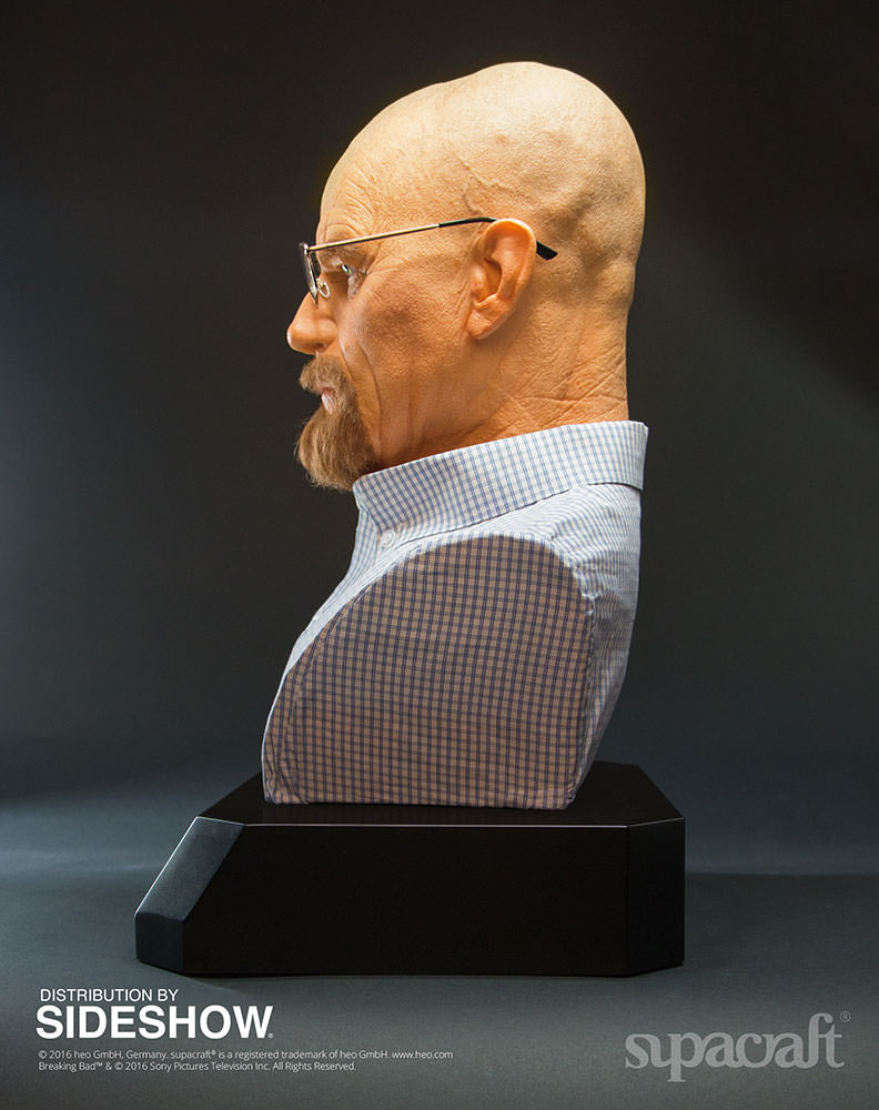 Sideshow 902754 WALTER WHITE Life-Size Bust by Supacraft 