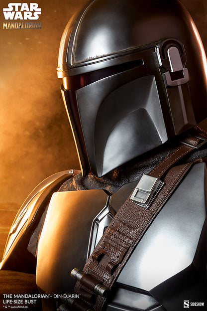 Sideshow Star Wars: The Mandalorian - Din Djarin 1:1 Scale Life-Size Bust