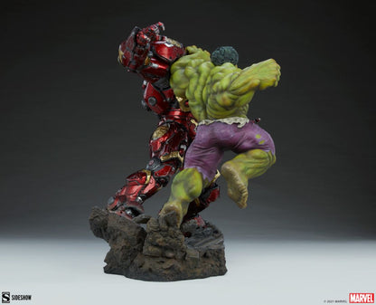 Sideshow The Avengers - Hulk vs Hulkbuster 19” Maquette Statue