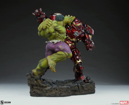 Sideshow The Avengers - Hulk vs Hulkbuster 19” Maquette Statue