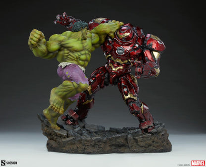 Sideshow The Avengers - Hulk vs Hulkbuster 19” Maquette Statue