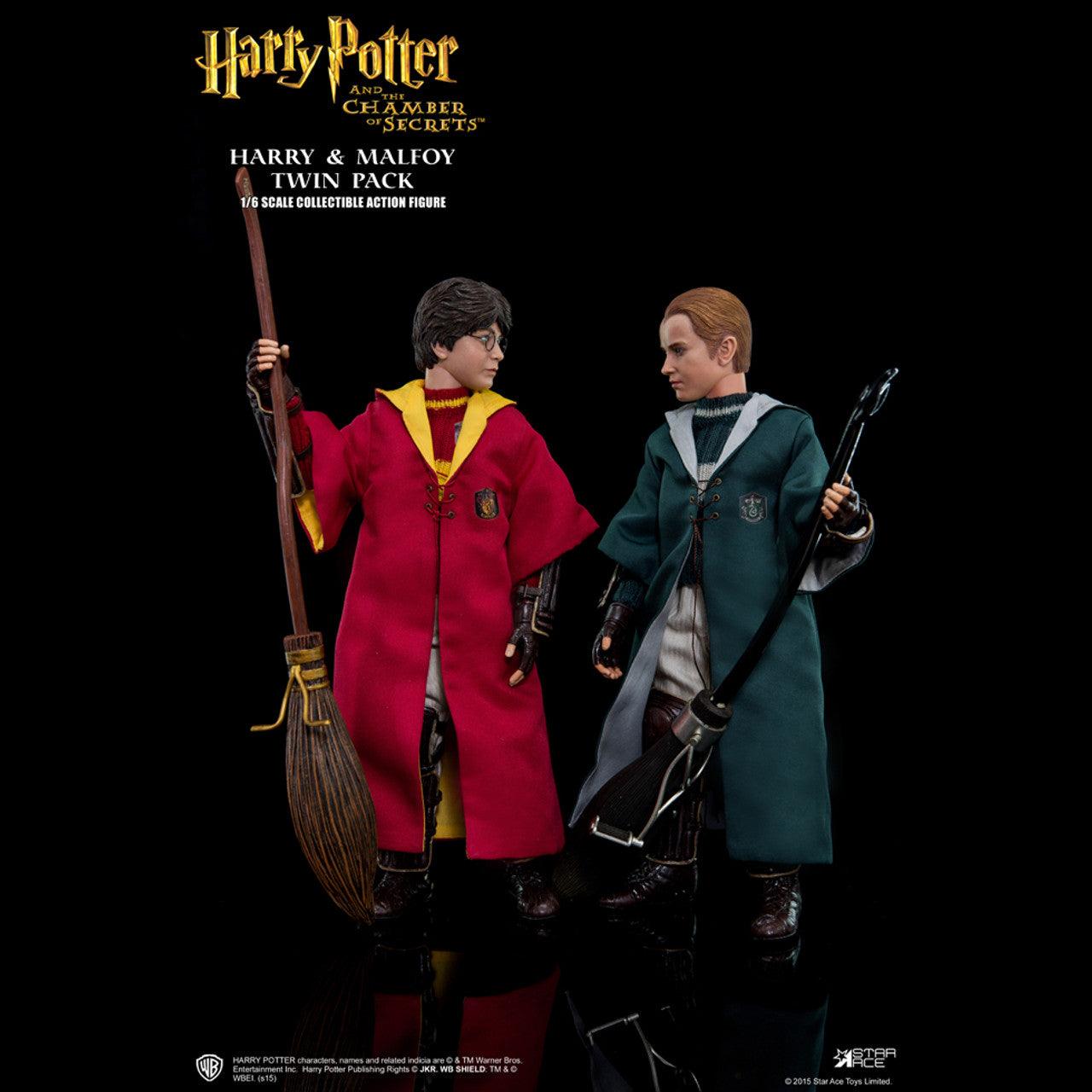 Star Ace Toys HARRY & DRACO MALFOY QUIDDITCH TWIN PACK 1/6 COLLECTOR FIGURE SA0017 - ToyFury