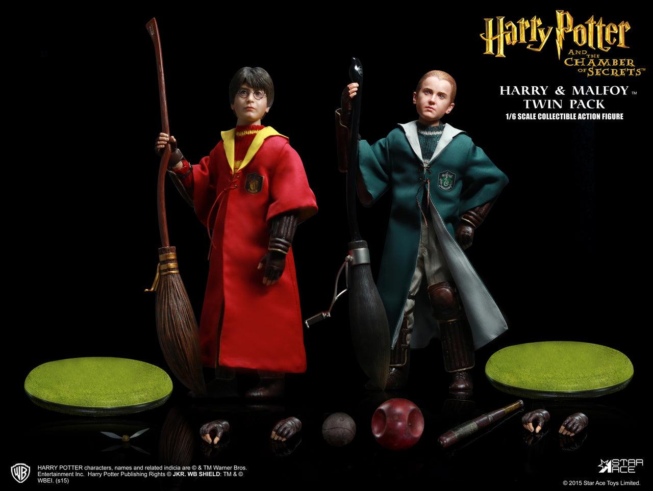 Star Ace Toys HARRY & DRACO MALFOY QUIDDITCH TWIN PACK 1/6 COLLECTOR FIGURE SA0017 - ToyFury