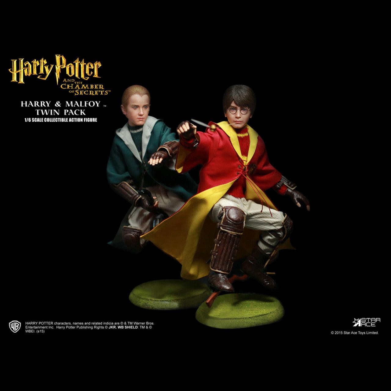 Star Ace Toys HARRY & DRACO MALFOY QUIDDITCH TWIN PACK 1/6 COLLECTOR FIGURE SA0017 - ToyFury