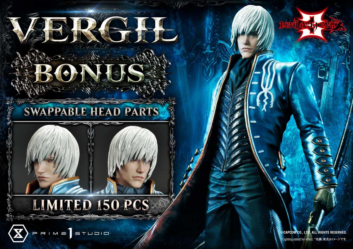 Prime 1 Studio ULTIMATE PREMIUM MASTERLINE DEVIL MAY CRY 3 VERGIL DELUXE BONUS VERSION UPMDMC3-02DXS - ToyFury