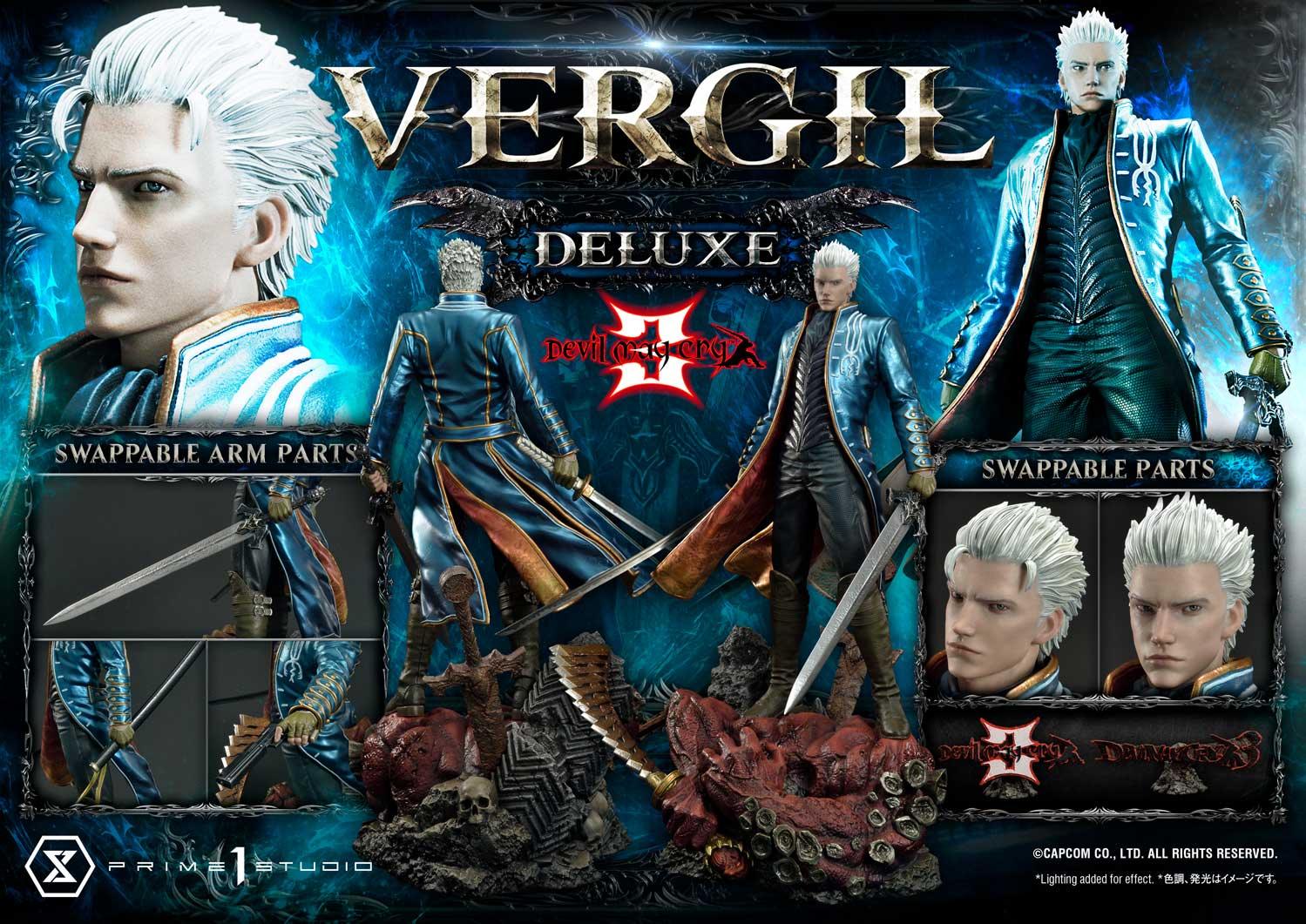 Prime 1 Studio ULTIMATE PREMIUM MASTERLINE DEVIL MAY CRY 3 VERGIL DELUXE BONUS VERSION UPMDMC3-02DXS - ToyFury