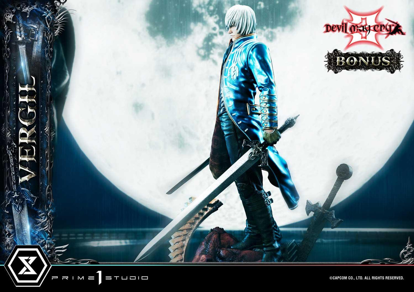 Prime 1 Studio ULTIMATE PREMIUM MASTERLINE DEVIL MAY CRY 3 VERGIL DELUXE BONUS VERSION UPMDMC3-02DXS - ToyFury