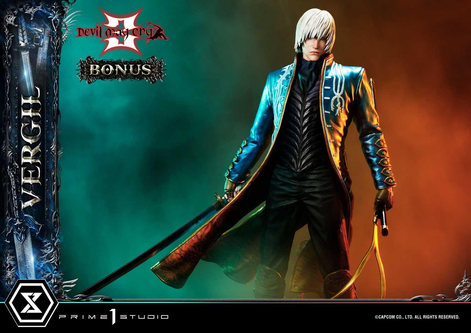 Prime 1 Studio ULTIMATE PREMIUM MASTERLINE DEVIL MAY CRY 3 VERGIL DELUXE BONUS VERSION UPMDMC3-02DXS - ToyFury