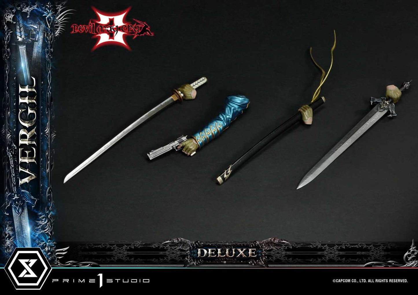 Prime 1 Studio ULTIMATE PREMIUM MASTERLINE DEVIL MAY CRY 3 VERGIL DELUXE BONUS VERSION UPMDMC3-02DXS - ToyFury