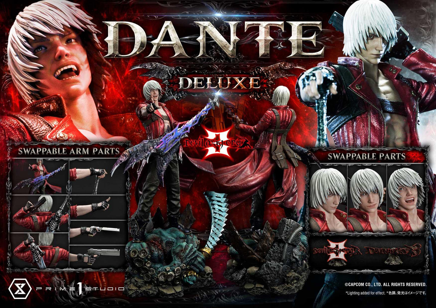 Prime 1 Studio Devil May Cry Dante Deluxe Bonus Version UPMDMC3-01DXS