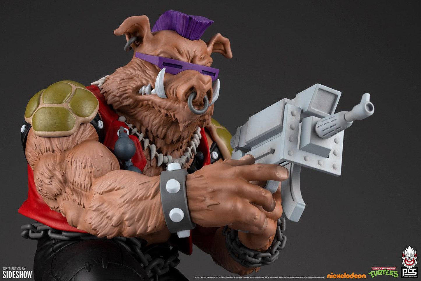 Sideshow x PCS Teenage Mutant Ninja Turtles (1987) - Bebop 1/4 Scale Statue 910320 - ToyFury