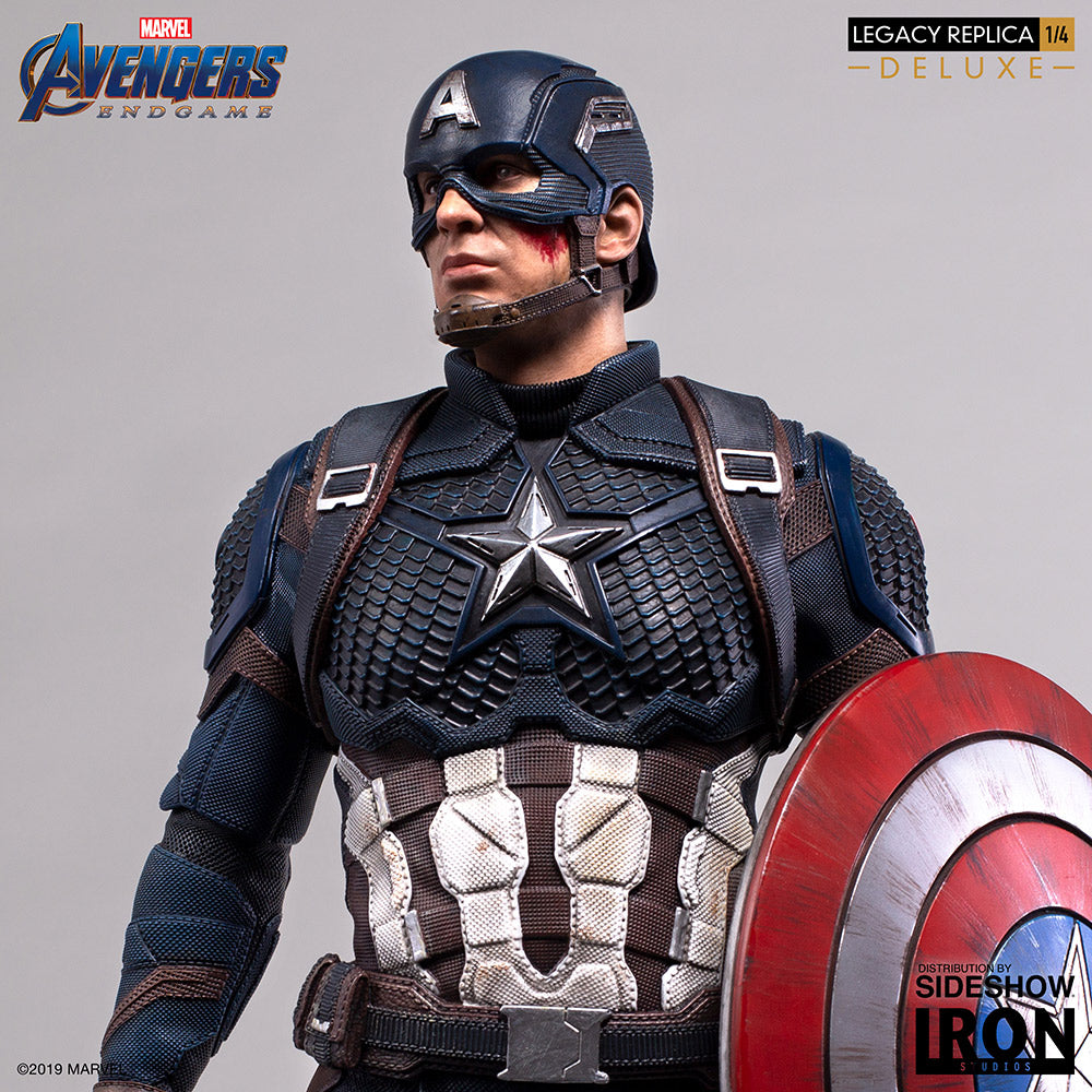 Iron Studios MARCAS20219-14 CAPTAIN AMERICA (DELUXE) Statues