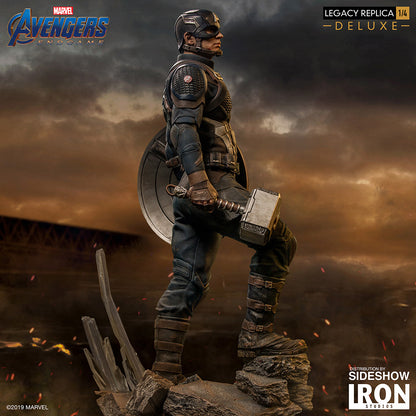 Iron Studios MARCAS20219-14 CAPTAIN AMERICA (DELUXE) Statues