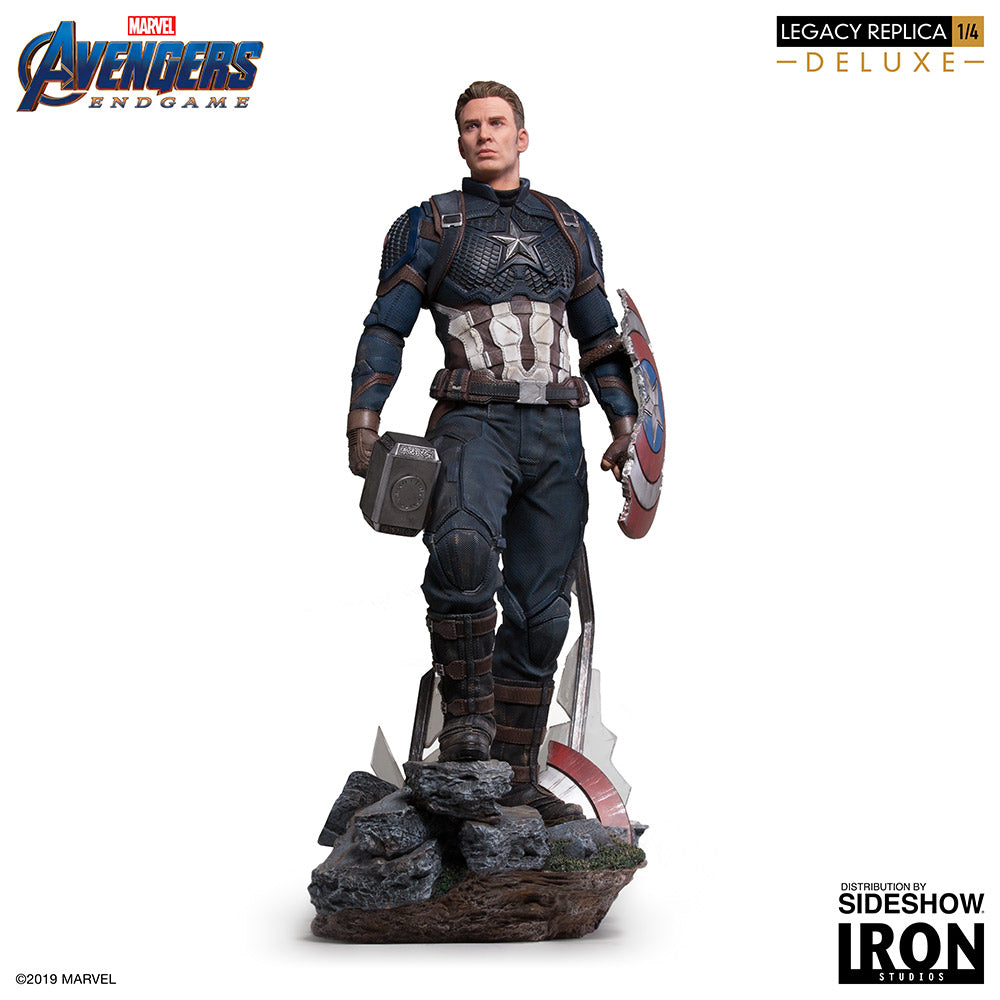 Iron Studios MARCAS20219-14 CAPTAIN AMERICA (DELUXE) Statues