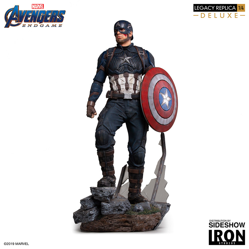 Iron Studios MARCAS20219-14 CAPTAIN AMERICA (DELUXE) Statues