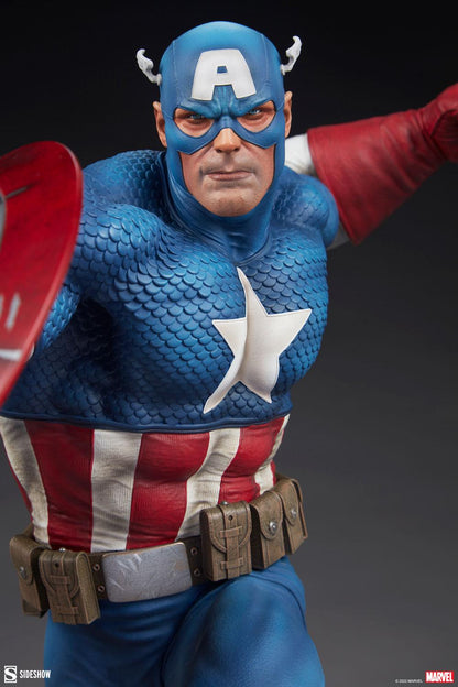 Sideshow Collectibles Marvel Captain America Resin Figures Model Statue 300765 - ToyFury