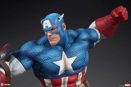 Sideshow Collectibles Marvel Captain America Resin Figures Model Statue 300765 - ToyFury