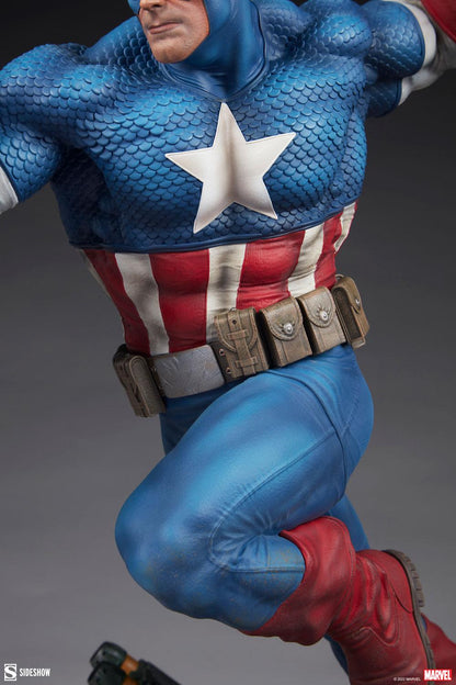 Sideshow Collectibles Marvel Captain America Resin Figures Model Statue 300765 - ToyFury