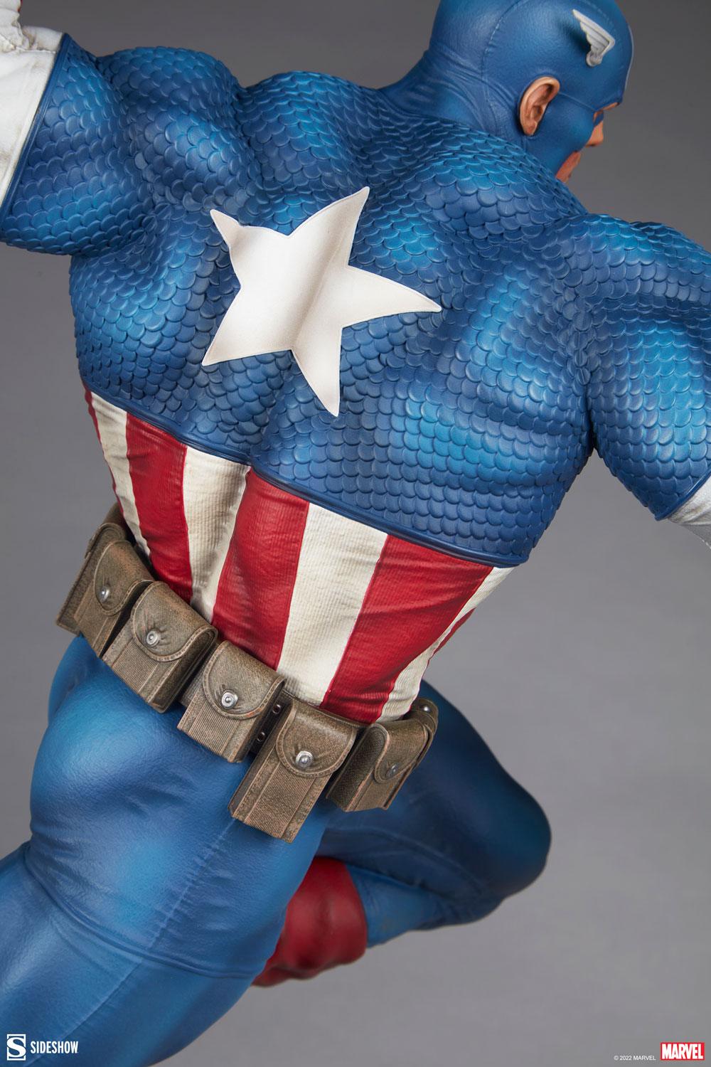 Sideshow Collectibles Marvel Captain America Resin Figures Model Statue 300765 - ToyFury