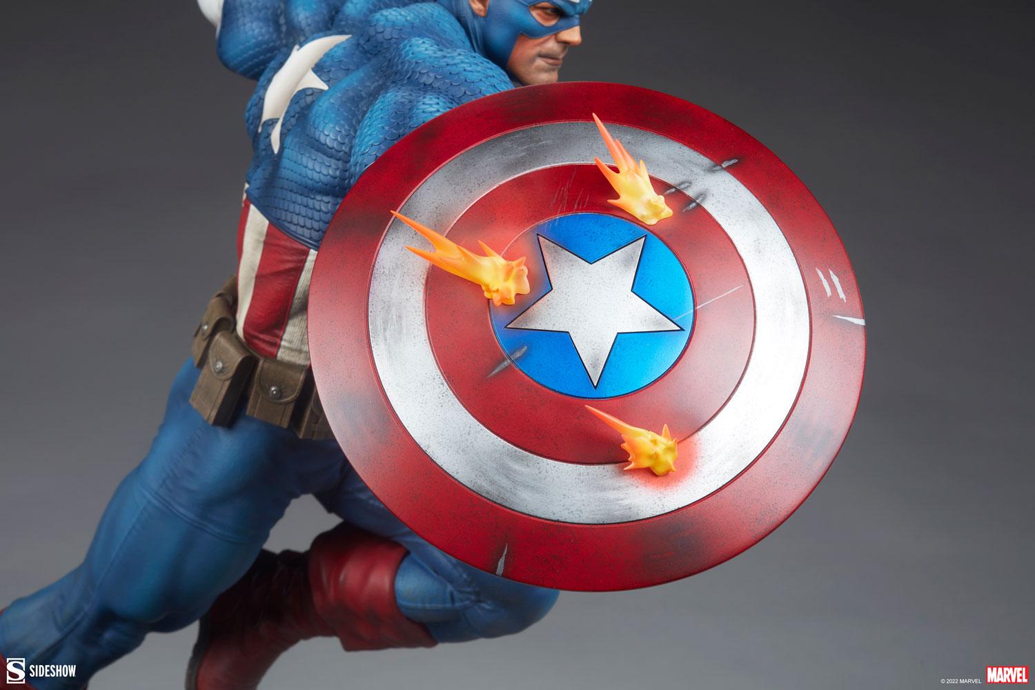 Sideshow Collectibles Marvel Captain America Resin Figures Model Statue 300765 - ToyFury