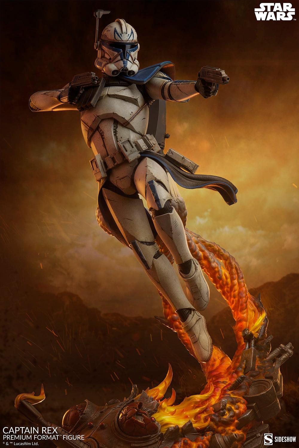 【Preorder】Sideshow Star Wars The Clone Wars - Captain Rex Premium Format Statue 300856 - ToyFury