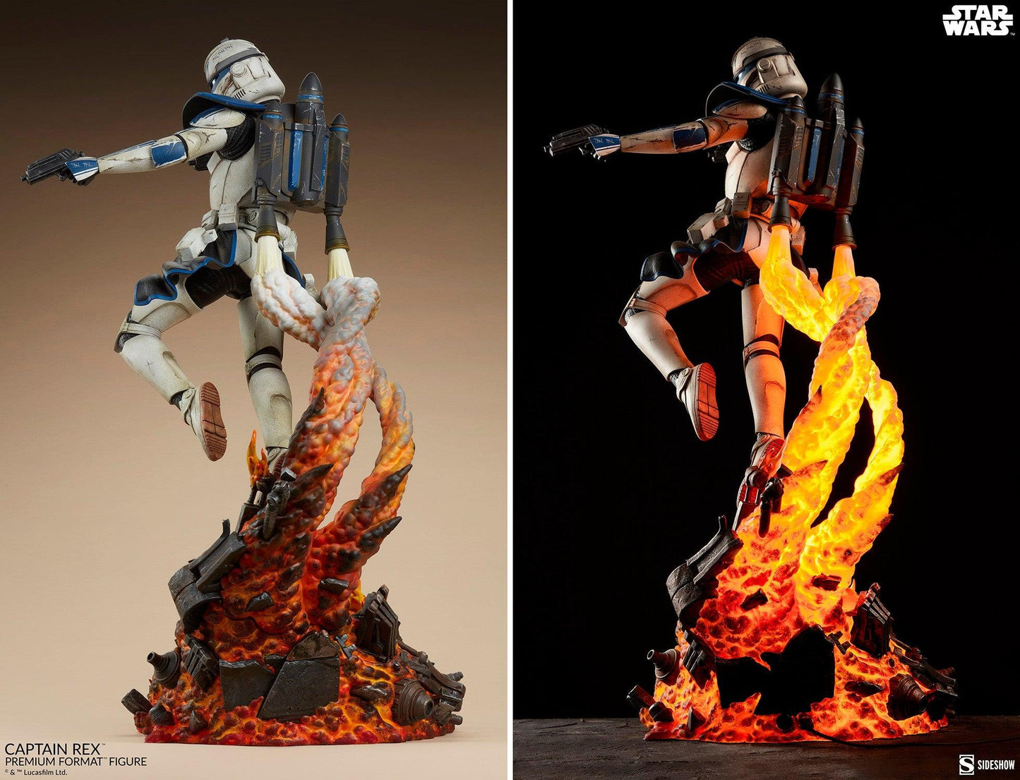 【Preorder】Sideshow Star Wars The Clone Wars - Captain Rex Premium Format Statue 300856 - ToyFury